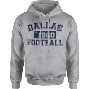 Dallas Cowboys Est.1960 Vintage Style Classic Unisex NuBlend Hooded Sweatshirt